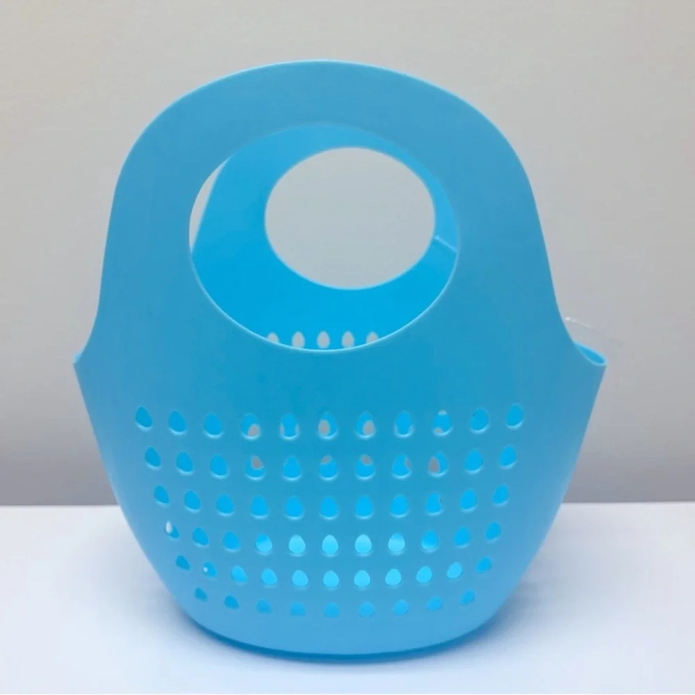 3 for $15 SALE Target Bullseye Blue Tote / Basket with 3 Removable Charms